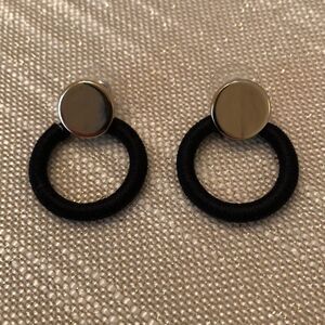 Wrapped Hoop Earrings | 1 1/2” Drop